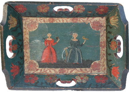 Amelander mangelbak,18e eeuws, Museum 'Sorgdrager'